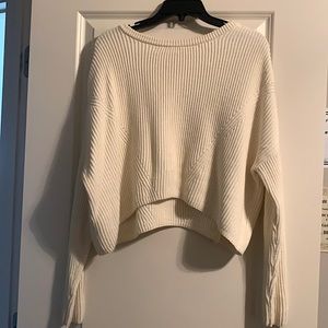 PacSun LA Hearts Cream Sweater